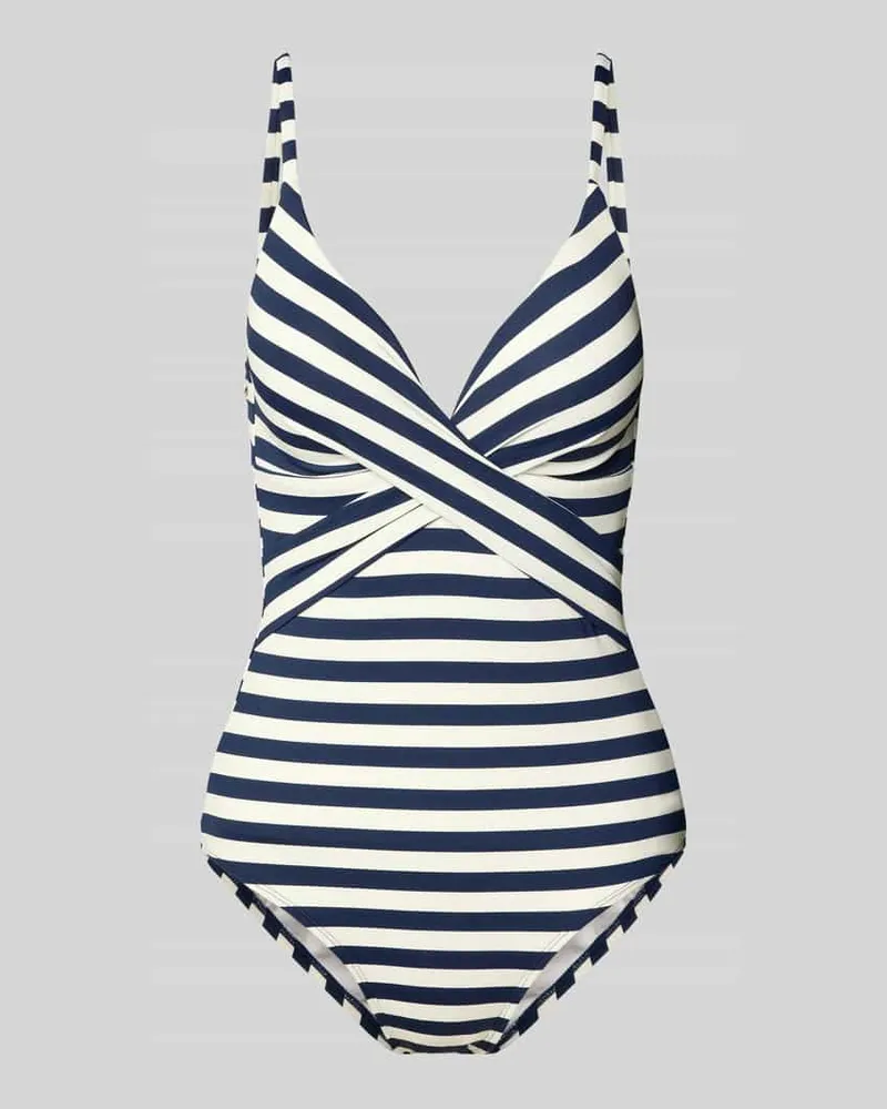Barts Badeanzug mit tiefem V-Ausschnitt Modell 'YADBOR Marine