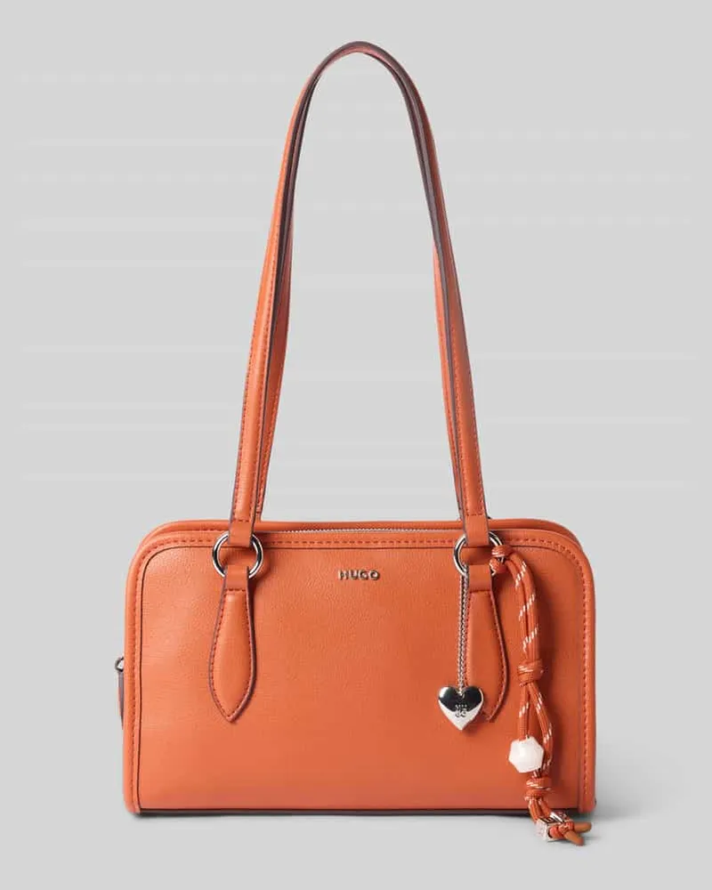 HUGO BOSS Umhängetasche mit abnehmbarem Schulterriemen Modell 'Clioh_Tote SM Orange
