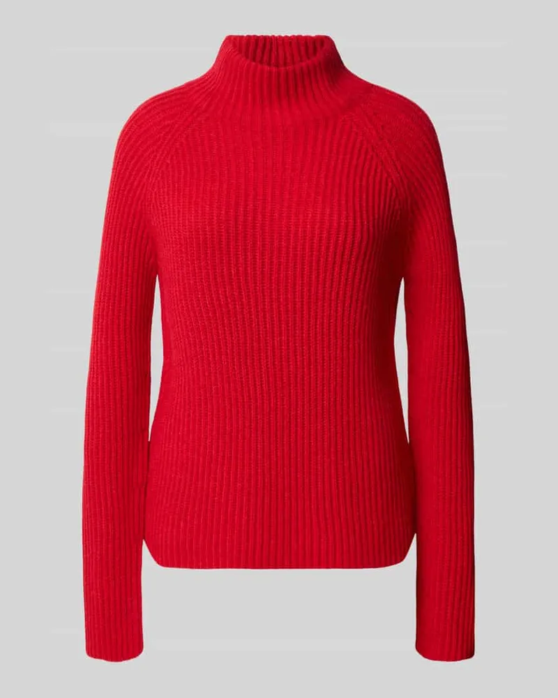 Drykorn Strickpullover mit Stehkragen Modell 'ARWEN Rot