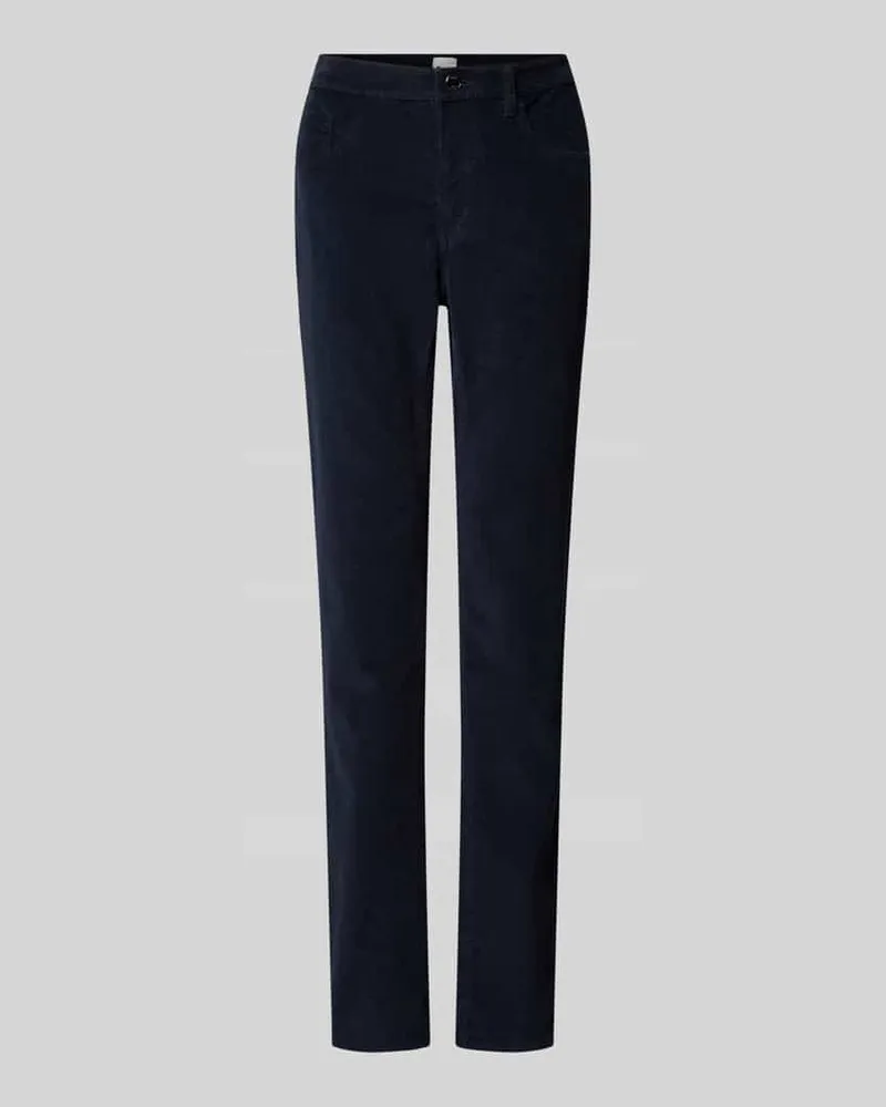 Brax Slim Fit Cordhose aus Baumwoll-Mix Modell 'Mary Marine
