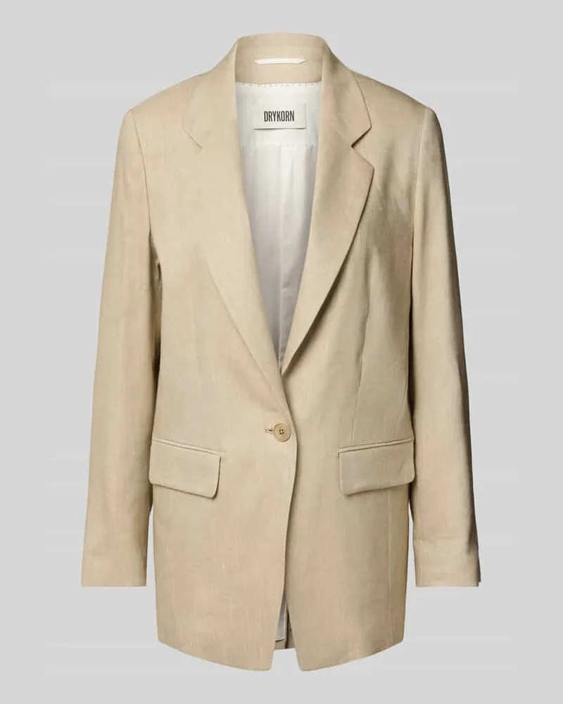 Drykorn Leinenblazer mit Reverskragen Modell 'GLENDALE Beige