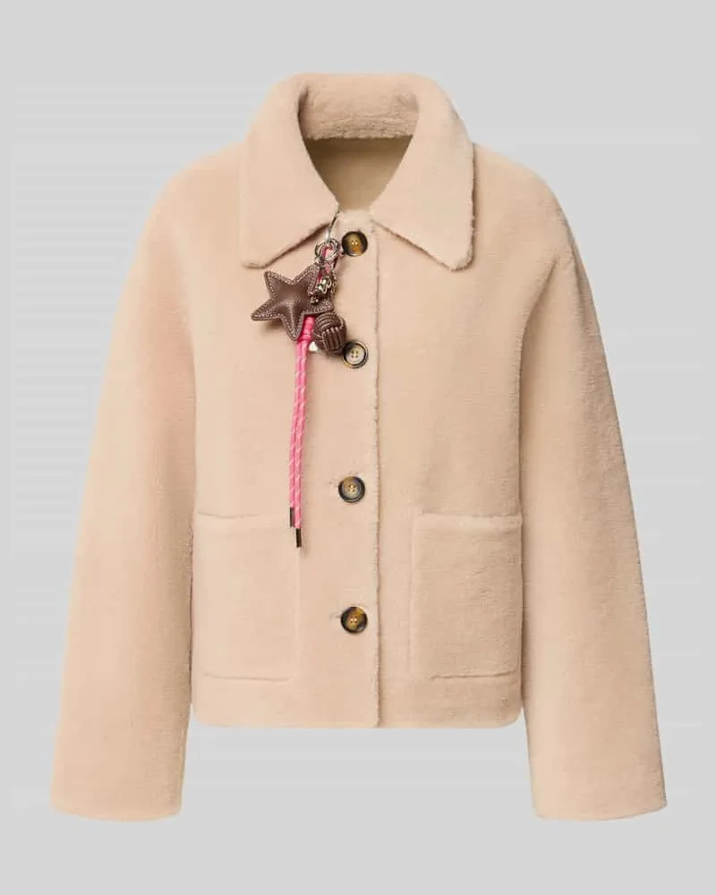 Oakwood Regular Fit Jacke aus reiner Wolle Sand