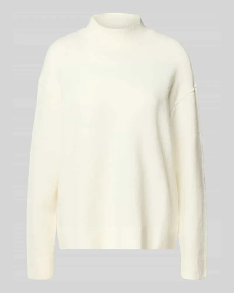 Marc O'Polo Regular Fit Strickpullover aus Schurwoll-Mix Offwhite
