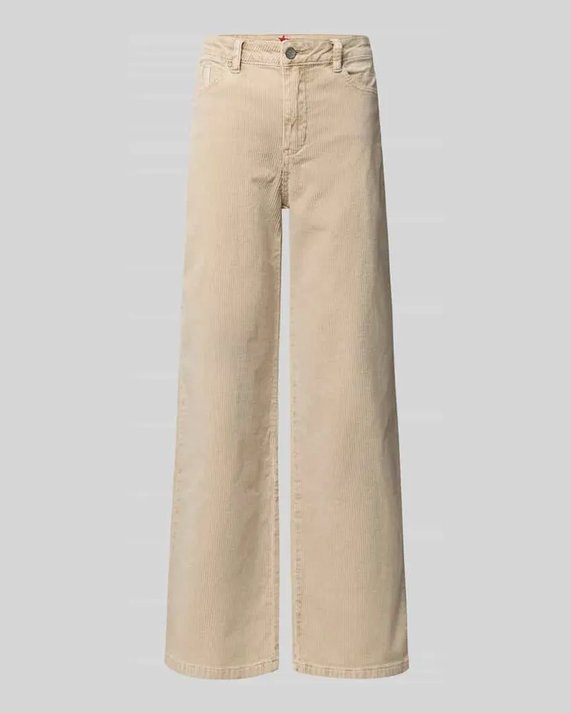 Buena Vista Wide Fit Cordhose mit Eingrifftaschen Offwhite