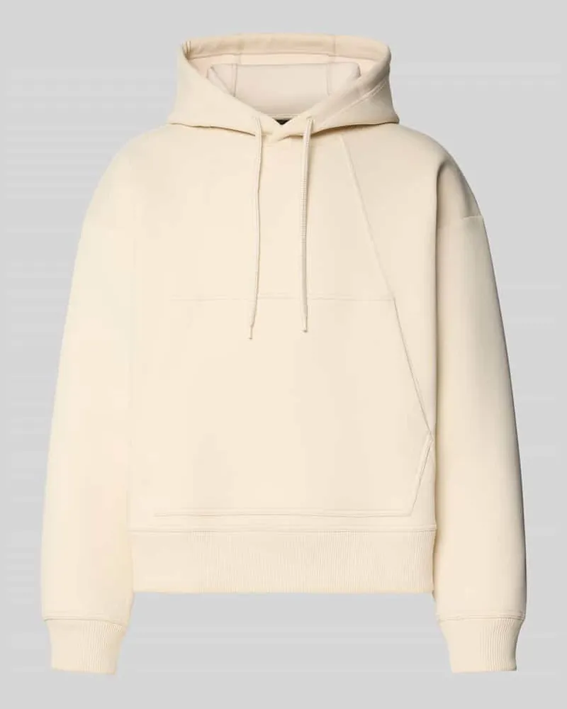 G-STAR RAW Loose Fit Hoodie mit Känguru-Tasche Modell 'Scuba Offwhite