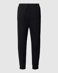 HUGO BOSS Sweatpants mit Gesäßtasche Modell 'Hadiko Black