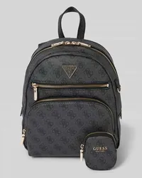 Guess Rucksack mit Label-Applikation Modell 'POWER SLAY Anthrazit