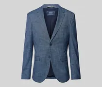 Slim Fit Sakko mit Webmuster