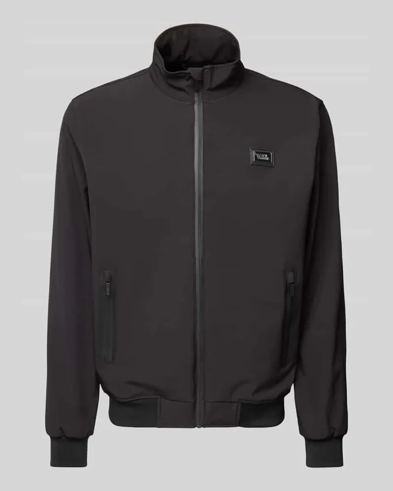 Karl Lagerfeld Jacke mit Stehkragen Black
