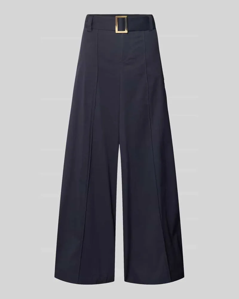 MAC Jeans Stoffhose mit Gürtel und Eingrifftaschen Modell 'Carletta Marine