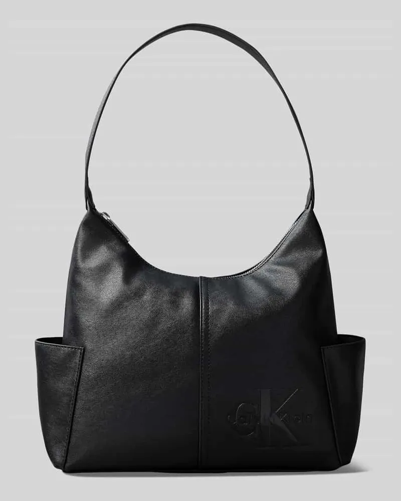 Calvin Klein Henkeltasche mit Reißverschluss und Seitentaschen Black