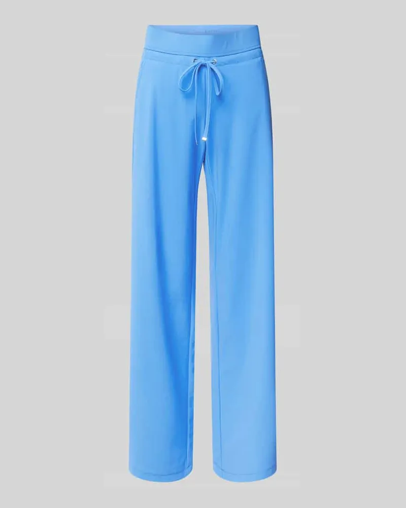 RAFFAELLO ROSSI  Straight Leg Sweatpants mit elastischem Bund Ocean