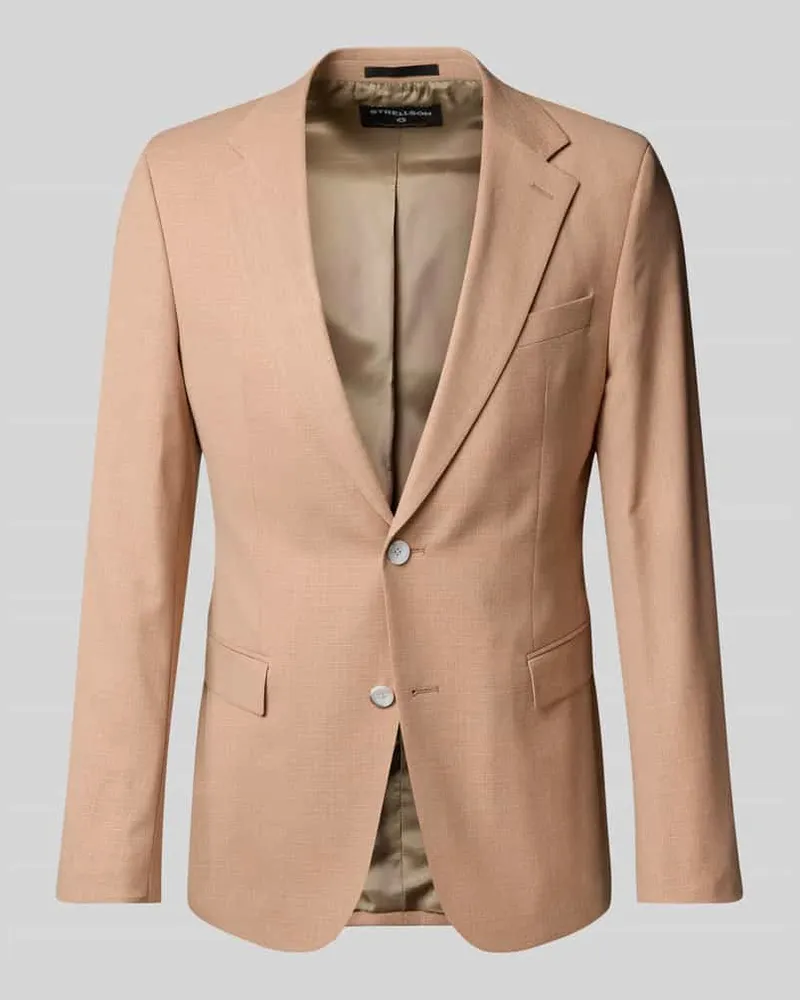 Strellson Slim Fit Sakko mit Brustleistentasche Modell 'Alzer Rostrot
