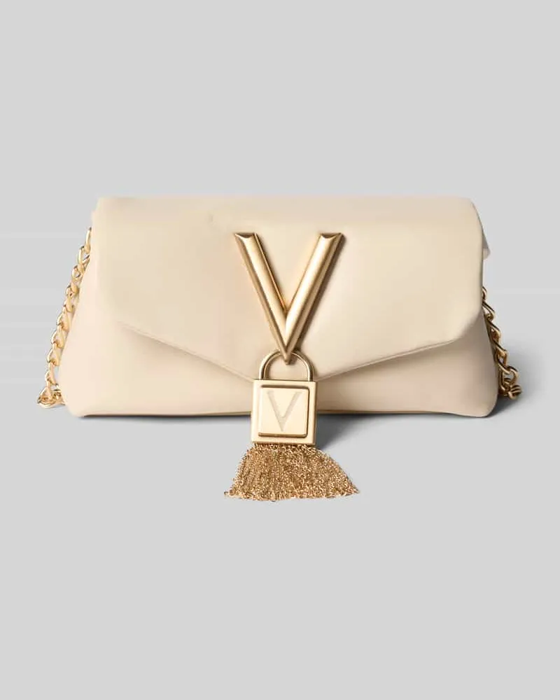Valentino Garavani Shoulder Bag aus Leder-Mix Modell 'Stella Ecru