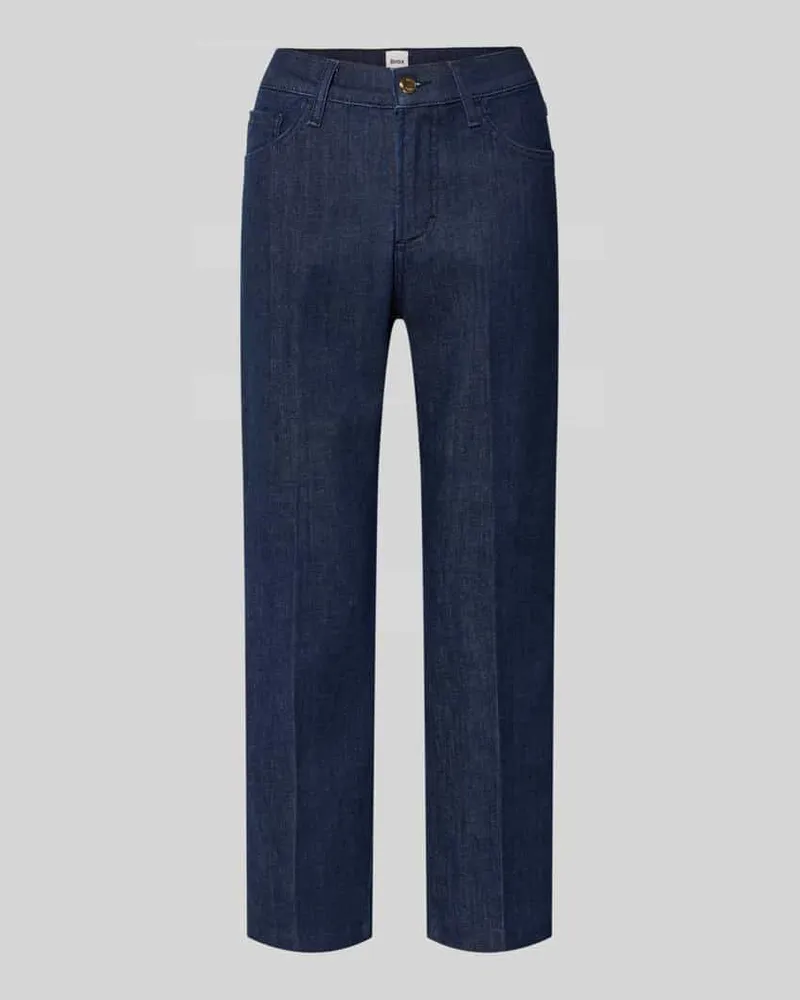 Brax Straight Fit Jeans im 5-Pocket-Design Modell 'MAY Dunkelblau