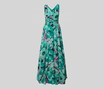 Abendkleid mit V-Ausschnitt