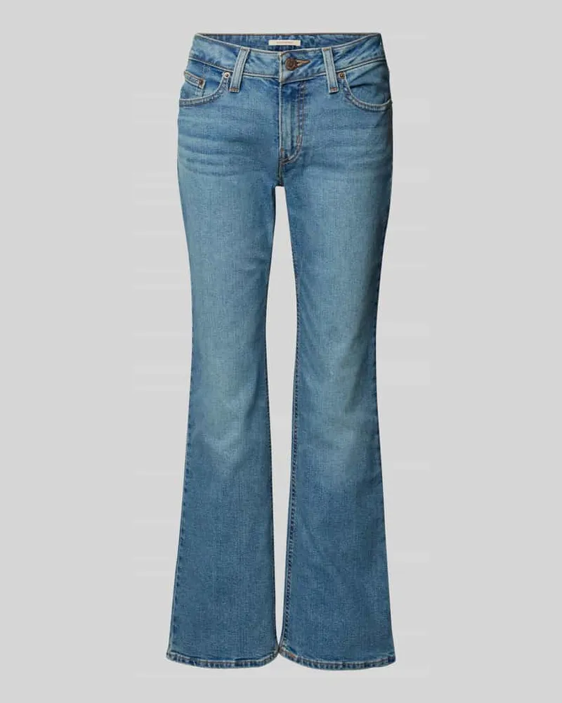 Levi's Bootcut Jeans aus Baumwoll-Mix Blau