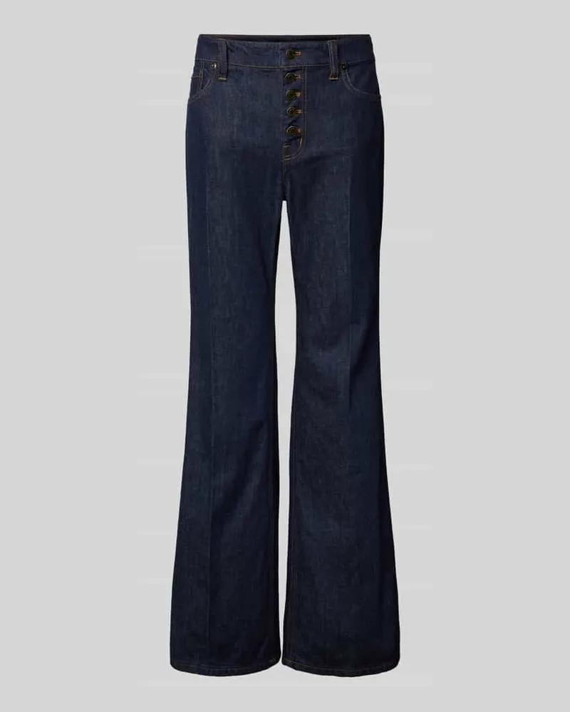 Ralph Lauren Flared Jeans mit 5-Pocket-Design Dunkelblau