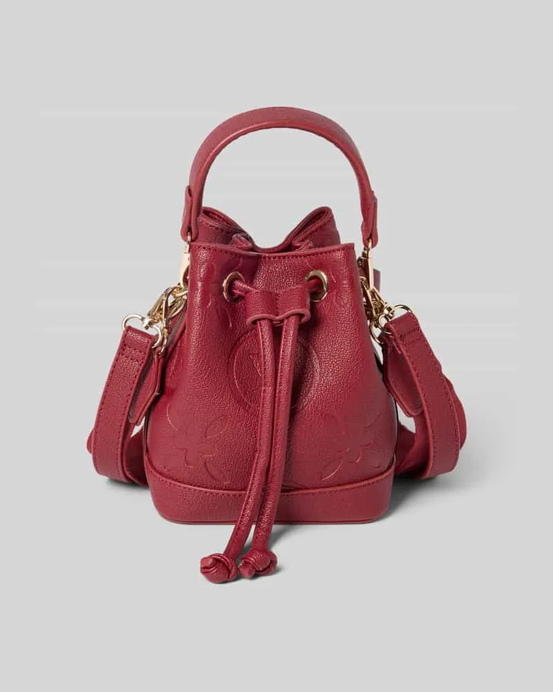 Valentino Bags Bucket Bag mit Logo-Muster Modell 'SAMBA Rot