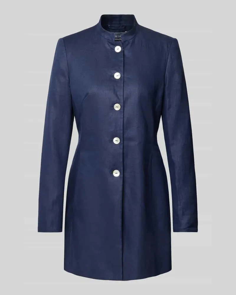 White Label Longblazer mit Stehkragen Marine