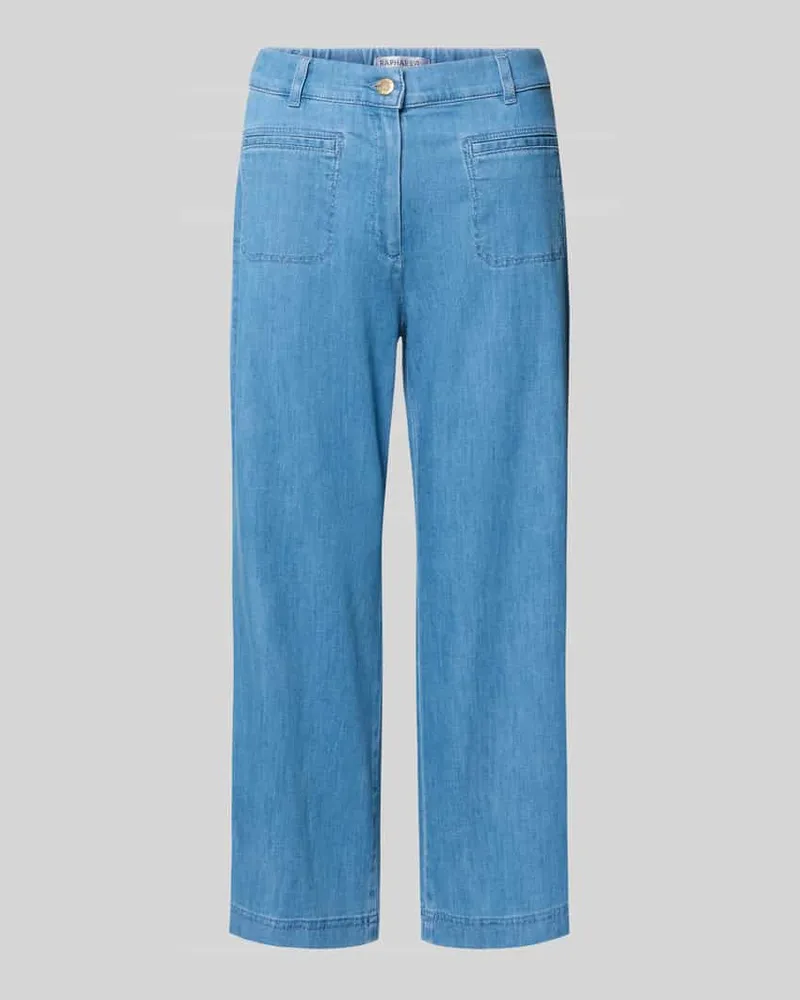 Brax Regular Fit Culotte aus Baumwoll-Mix Blau