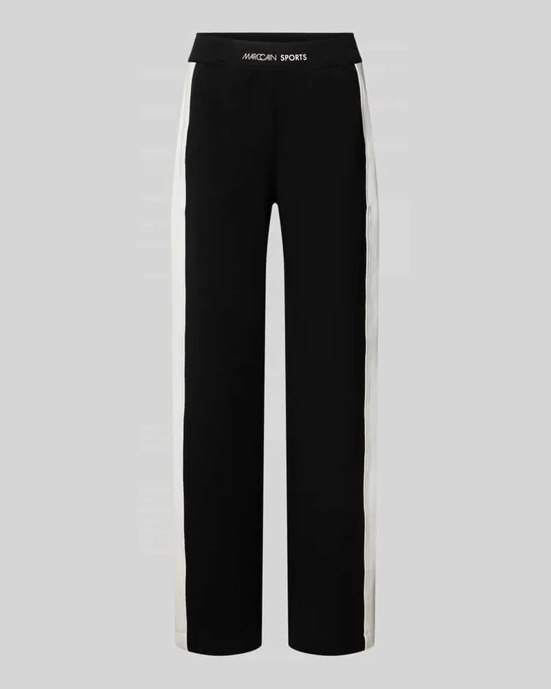 Marc Cain Sweatpants mit elastischem Bund Black