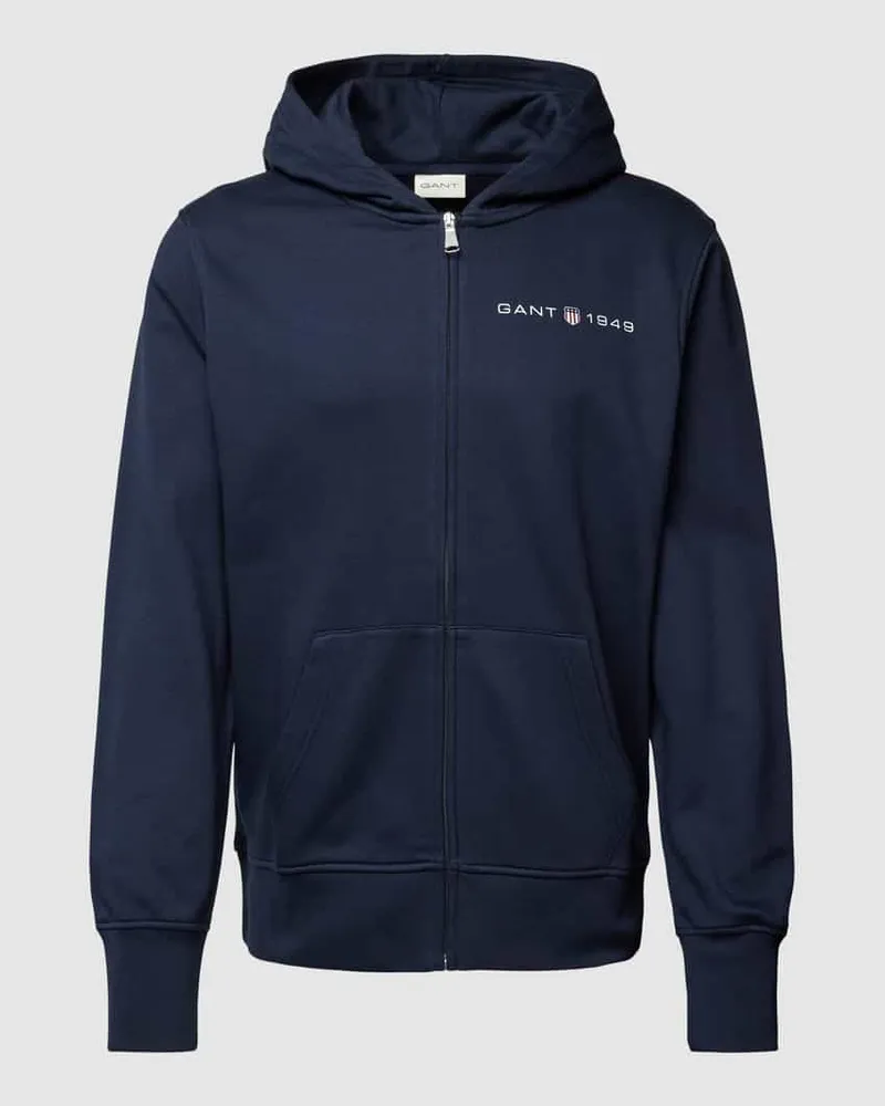 Gant Sweatjacke mit Kapuze Marine