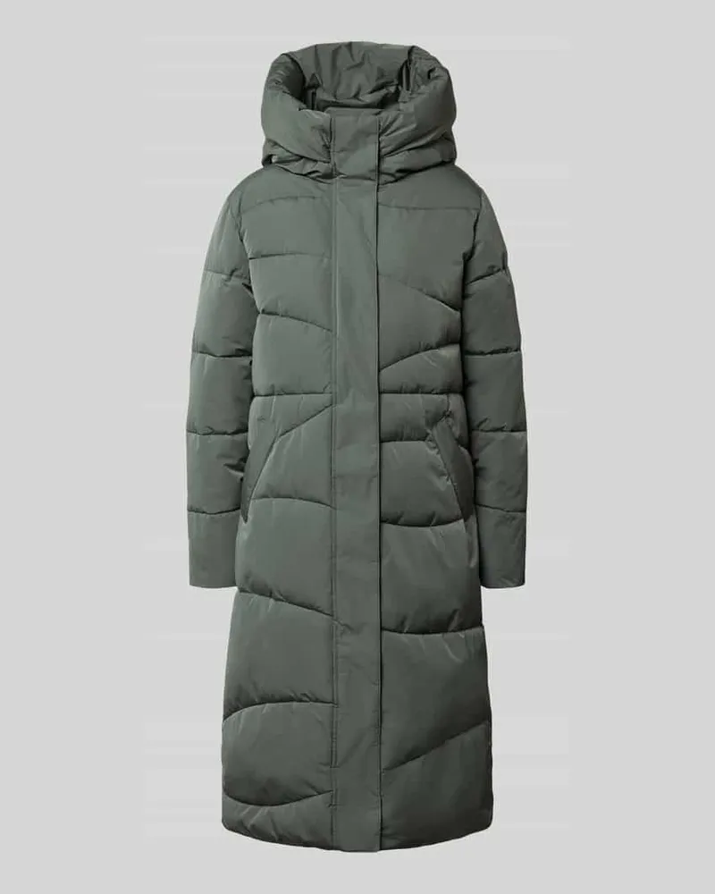 Mazine Steppmantel mit Kapuze und Eingrifftaschen Lind