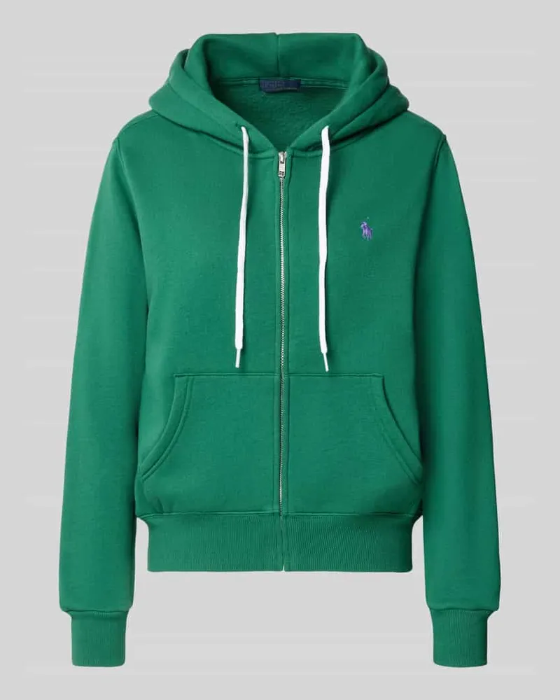 Ralph Lauren Regular Fit Sweatjacke aus Baumwoll-Mix Gruen