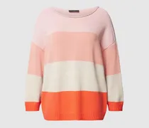 Strickpullover mit Blockstreifen
