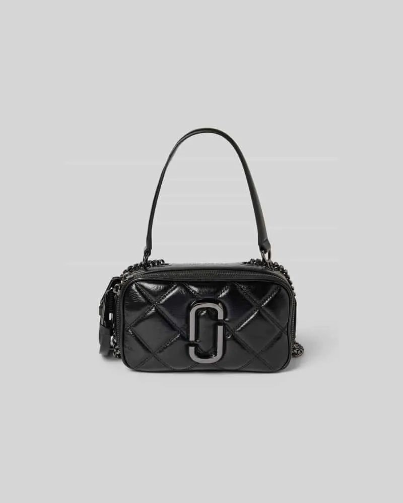Marc Jacobs Shoulder Bag mit Logo-Applikation Black