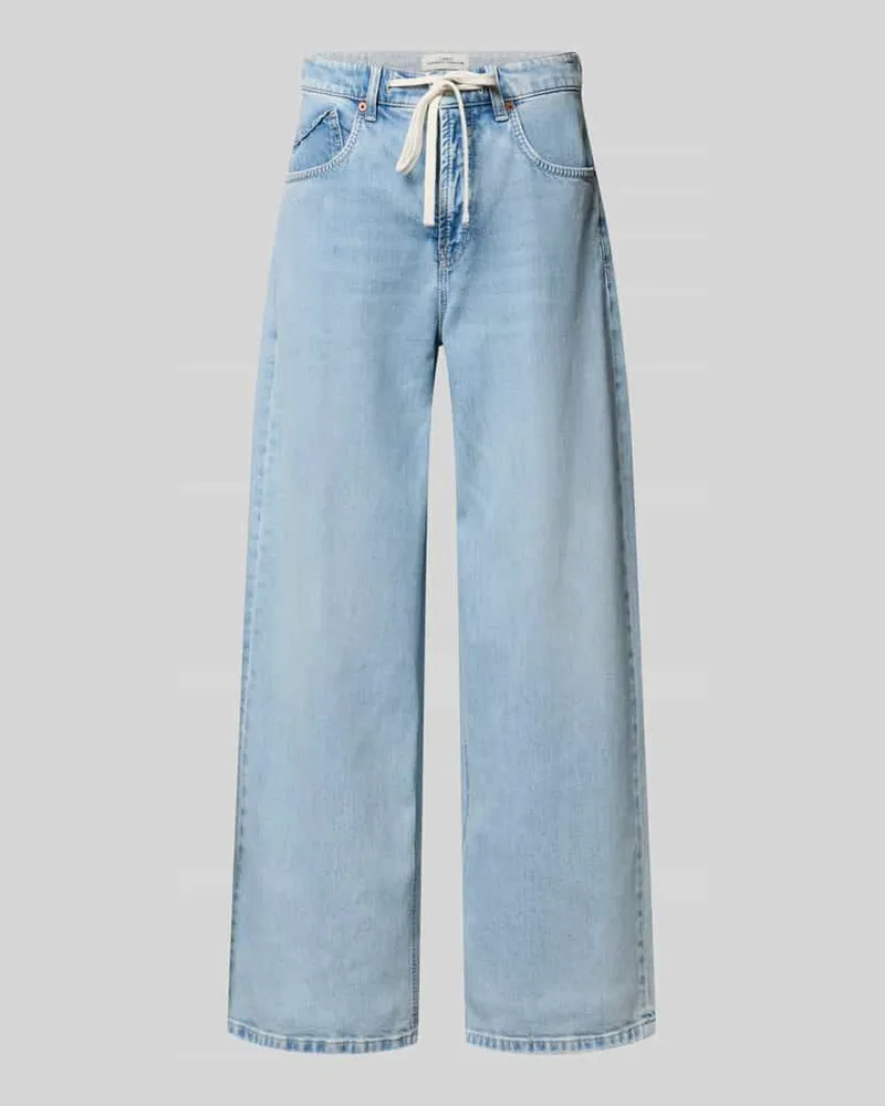 Cambio Jeans mit Tunnelzug Modell 'BAGGY Jeansblau