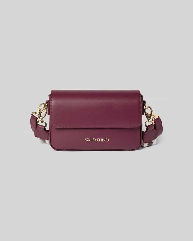 Valentino Garavani Umhängetasche mit Label-Applikation Modell 'ZERO RE Bordeaux