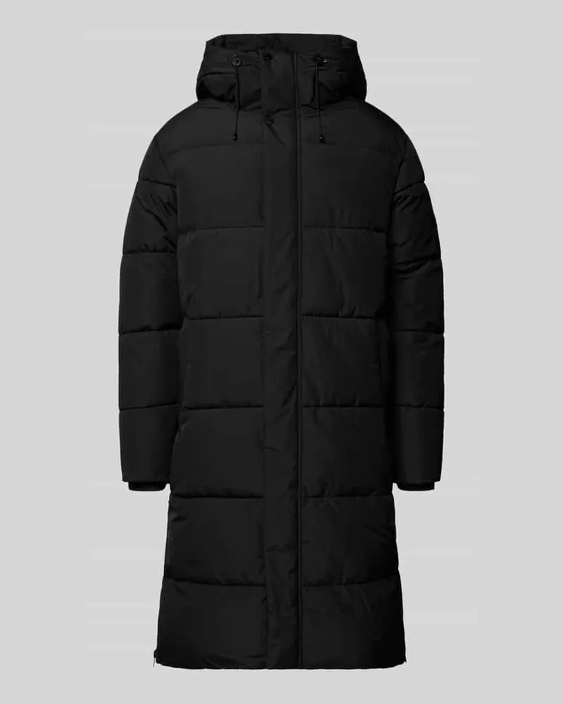 Icepeak Steppmantel mit Kapuze und Eingrifftaschen Modell 'ARDEK Black