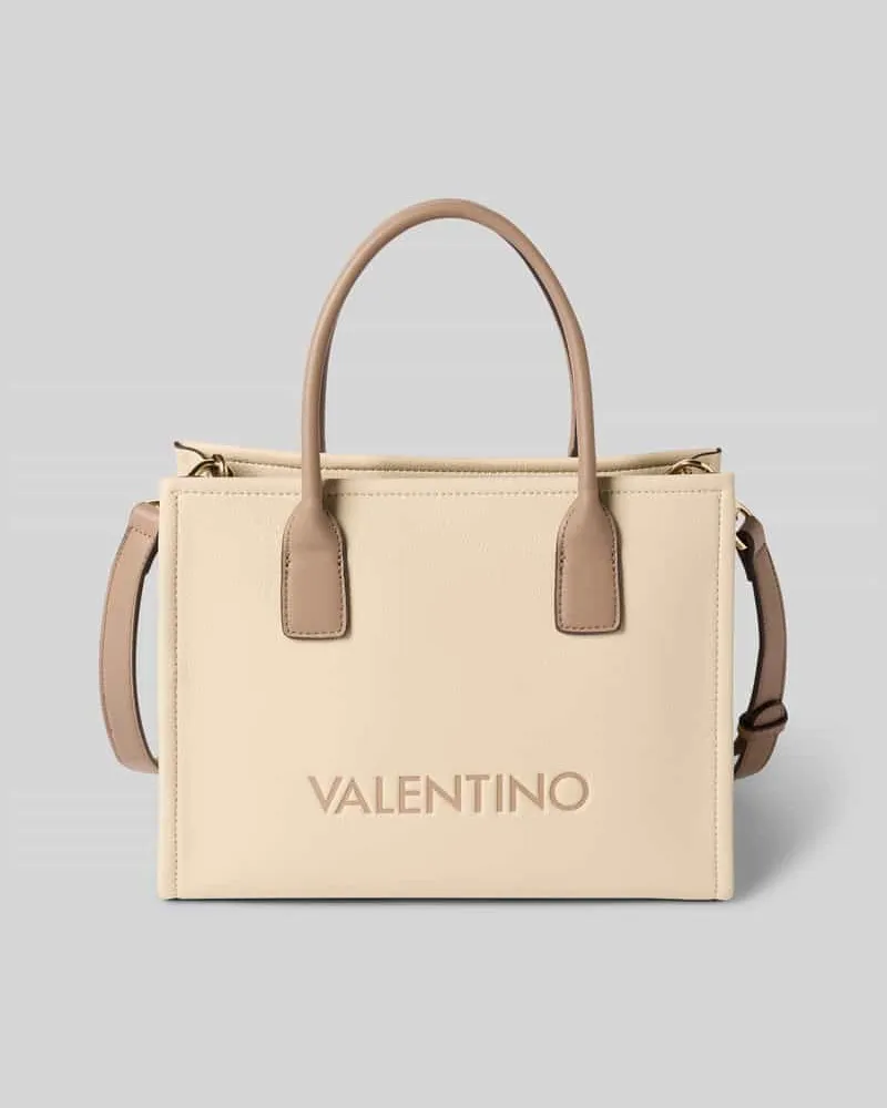 Valentino Bags Handtasche in Two-Tone-Machart Modell 'WILK Ecru