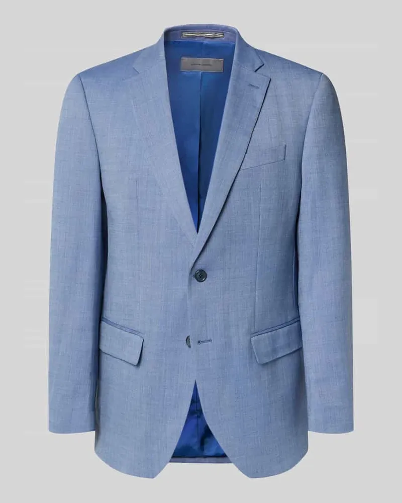 Pierre Cardin Slim Fit 2-Knopf-Sakko mit Pattentaschen Modell 'Grant Hellblau
