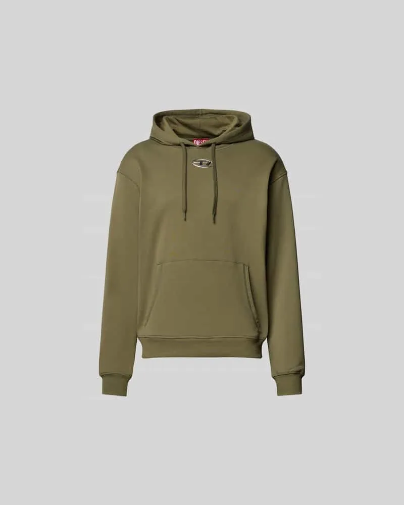 Diesel Hoodie mit Kapuze Khaki
