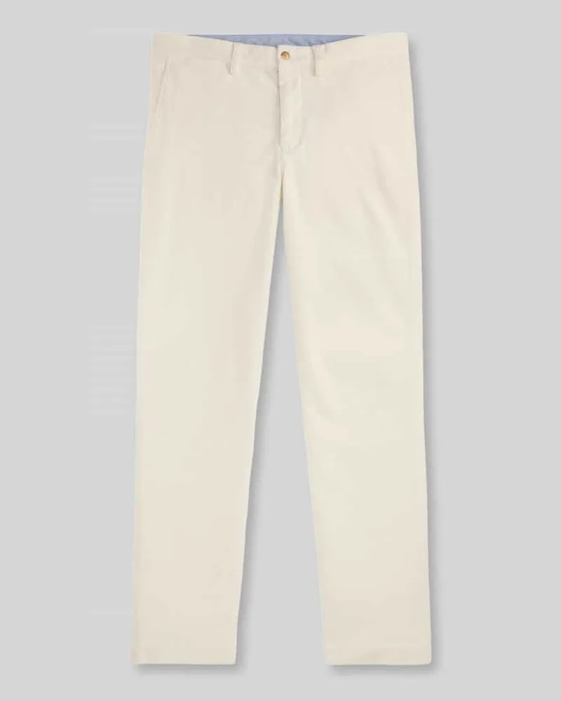 Ralph Lauren Straight Fit Cordhose aus Baumwoll-Mix Weiss