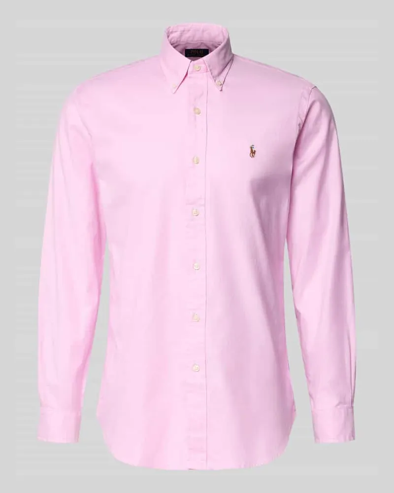 Ralph Lauren Freizeithemd mit Knopfleiste Pink