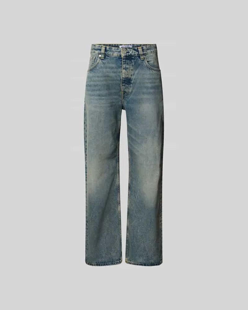 Won Hundred Straight Fit Jeans aus Bio-Baumwolle Blau