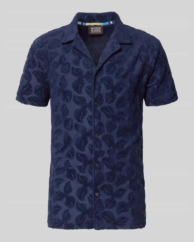 Scotch&Soda Regular Fit Freizeithemd Modell 'TERRY Marine