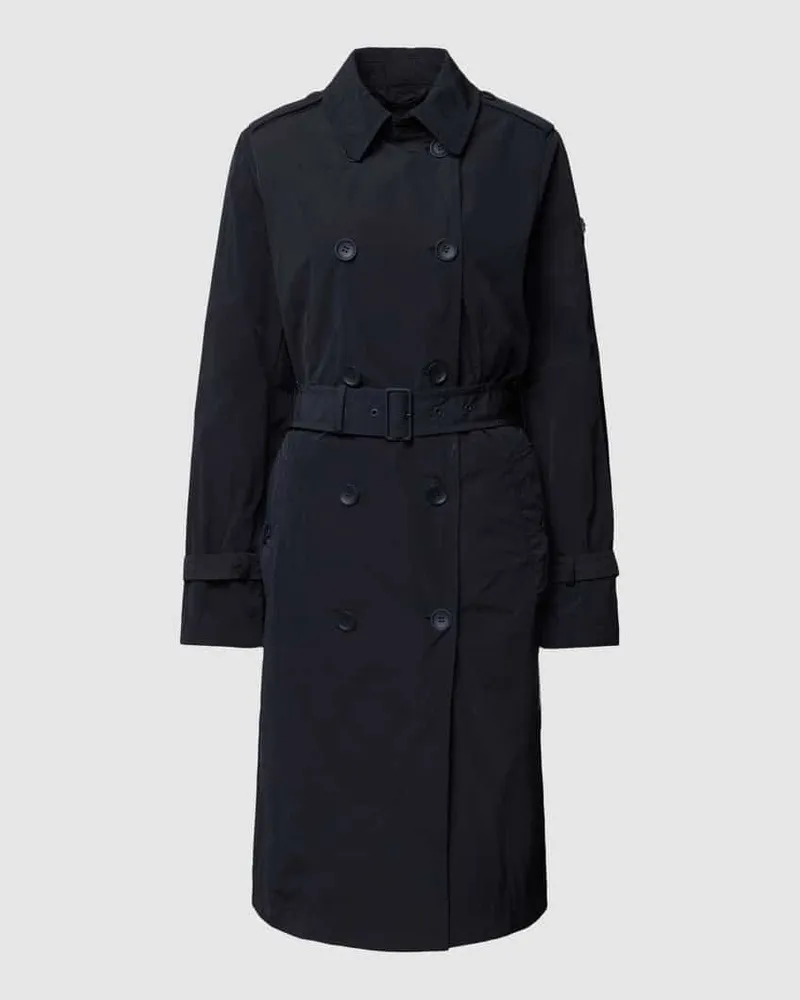 Peuterey Trenchcoat mit Gürtel Modell 'SALTUM Dunkelblau