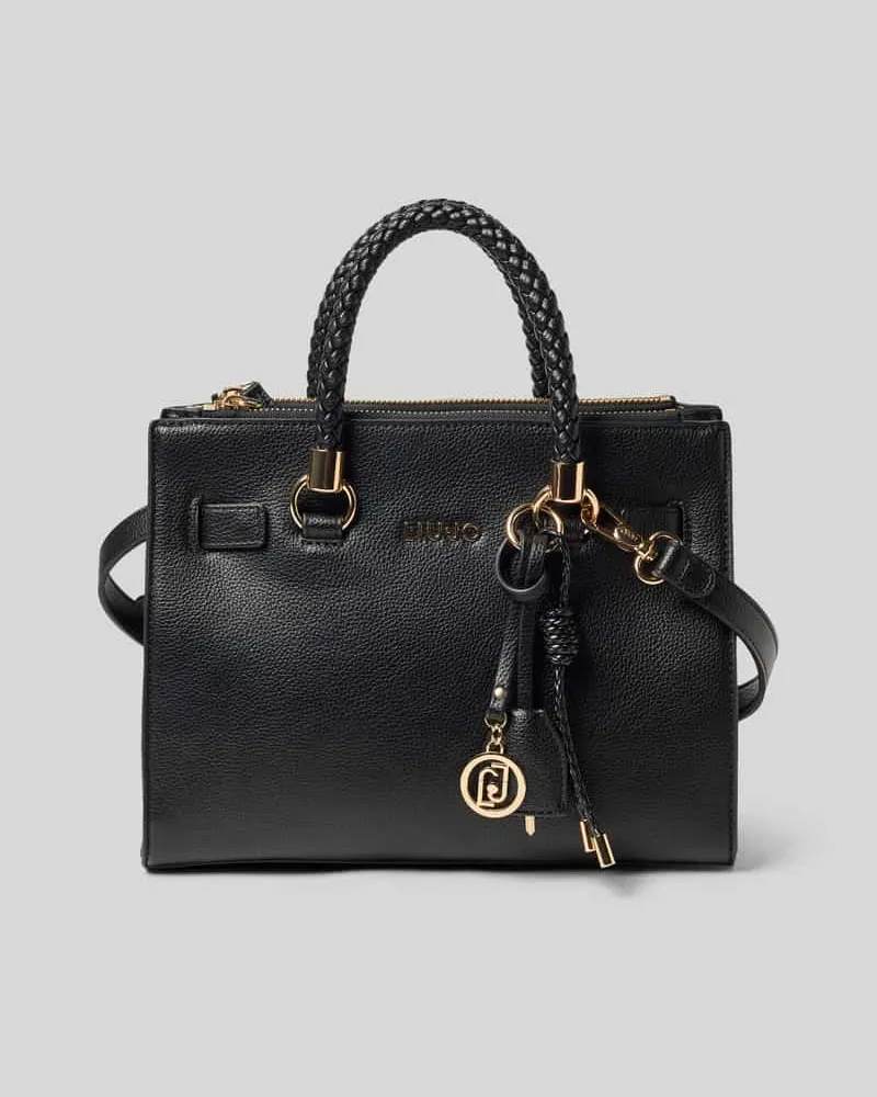 Liu Jo Handtasche mit Label-Applikation Modell 'SATCHEL MANHATTAN Black