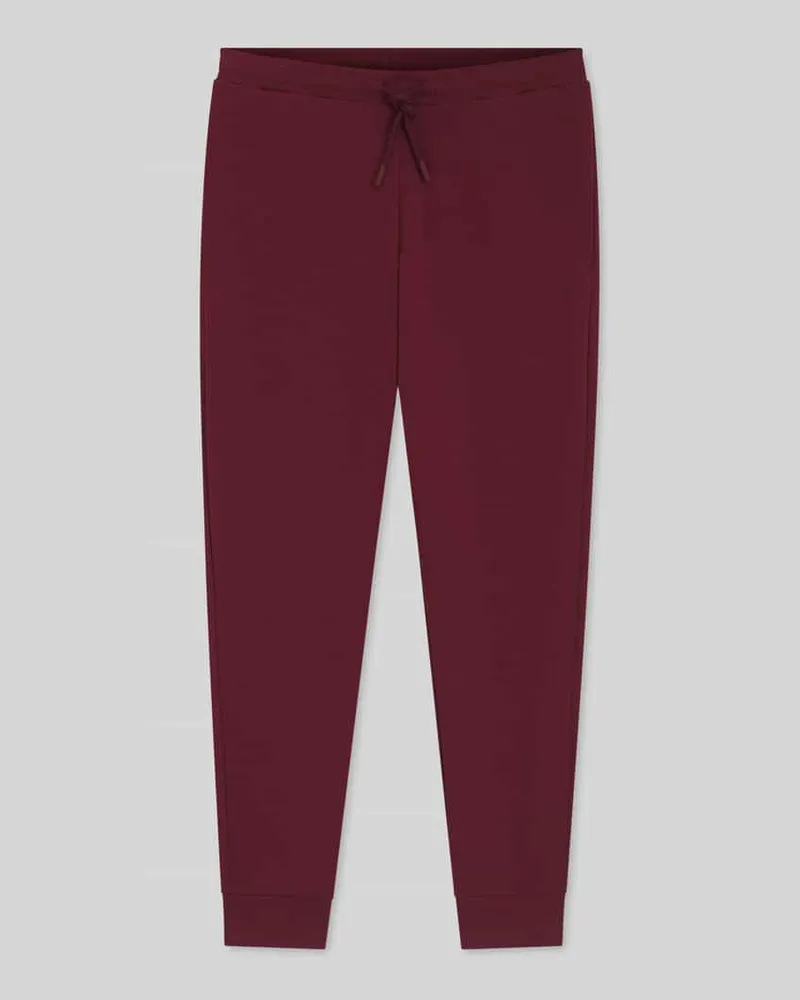 HUGO BOSS Sweathose mit Kordelzug Bordeaux