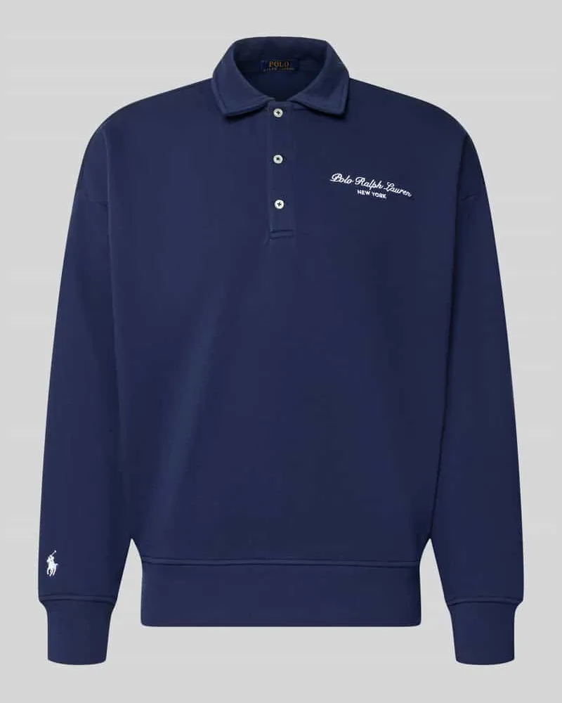 Ralph Lauren Relaxed Fit Sweatshirt aus Baumwoll-Mix Marine