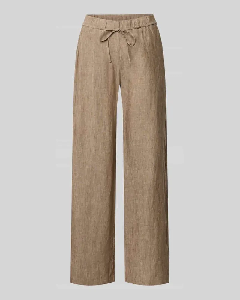 MAC Jeans Leinenhose mit Bindegürtel Modell 'Chiara Hazel