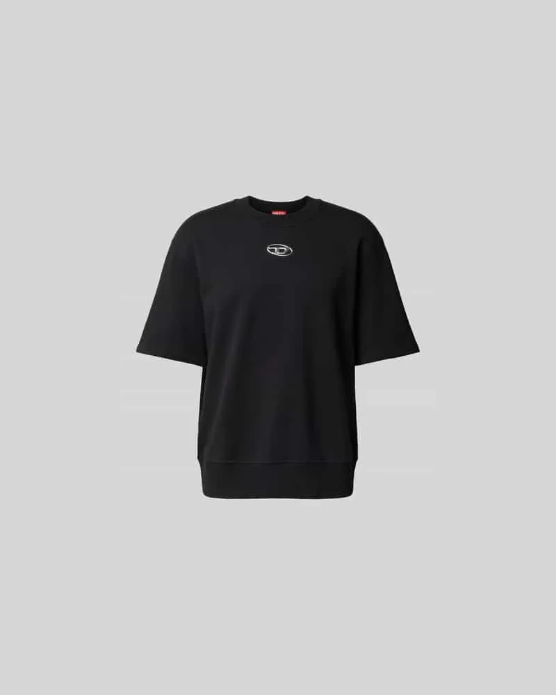 Diesel T-Shirt mit Label-Detail Black