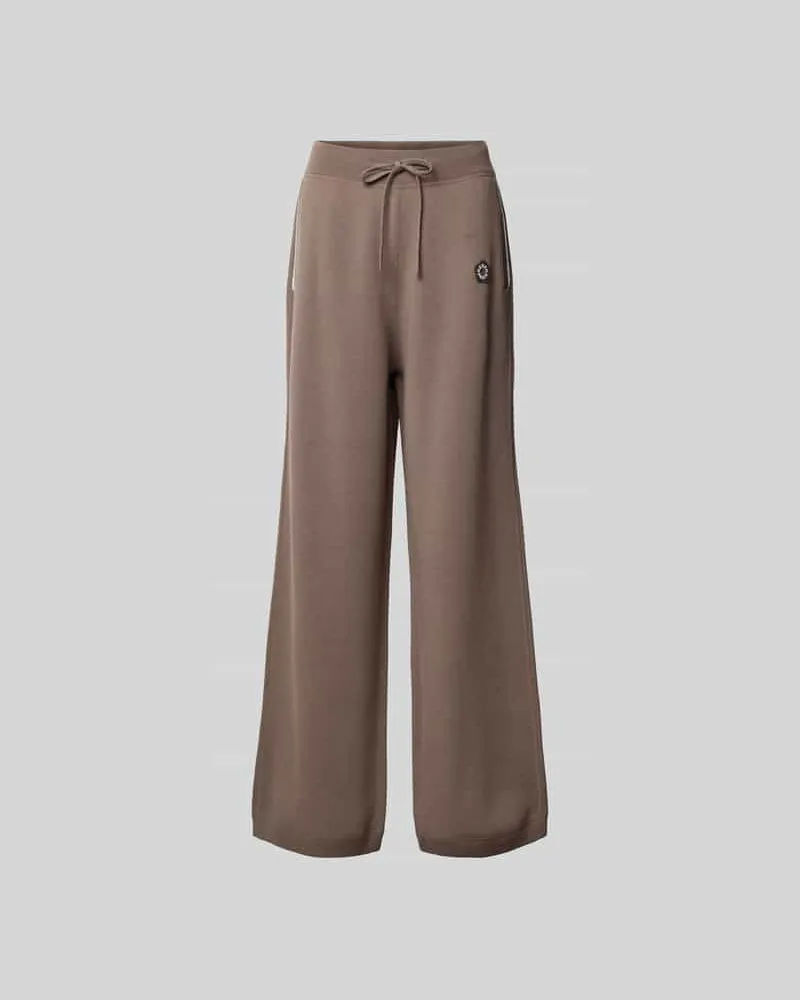 Kenzo Stoffhose mit elastischem Bund Taupe