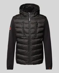 Superdry. Softshell-Jacke mit Reißverschlusstaschen Black