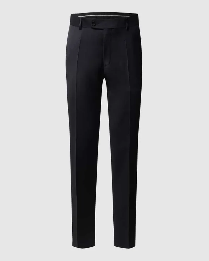 Carl Gross Straight Fit Anzughose aus Schurwolle Modell 'STEVE Marine